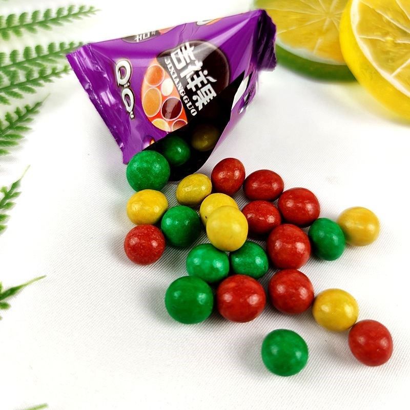 巧克力奇趣脆皮360g制品酥心豆小豆儿儿童零食巧克力制品