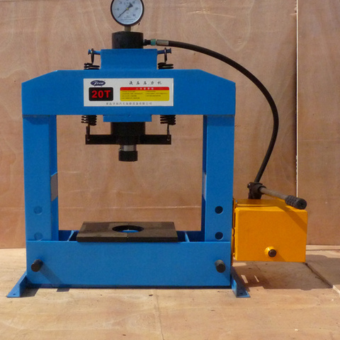 孚润手动台式压力机轴承校直机框架架式龙门锻压液压机