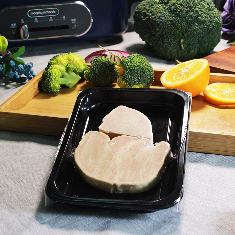 海博城新鲜法式a级鹅肝刺身冷冻非即食红酒鹅肝切片宝宝辅食250g