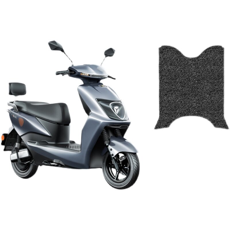 适用于雅迪冠能t7-125电摩版电动车丝圈脚垫脚踏板yd1200dt-12d电动车