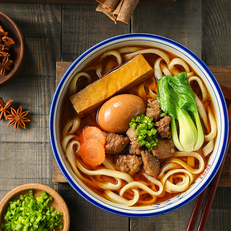 面带拉面速食方便油炸6袋顺溜402g削面山西面条