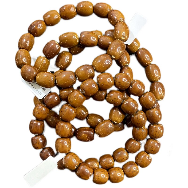 招财紫金金鼠圆光菩提籽手串男女桶珠单圈文玩手链