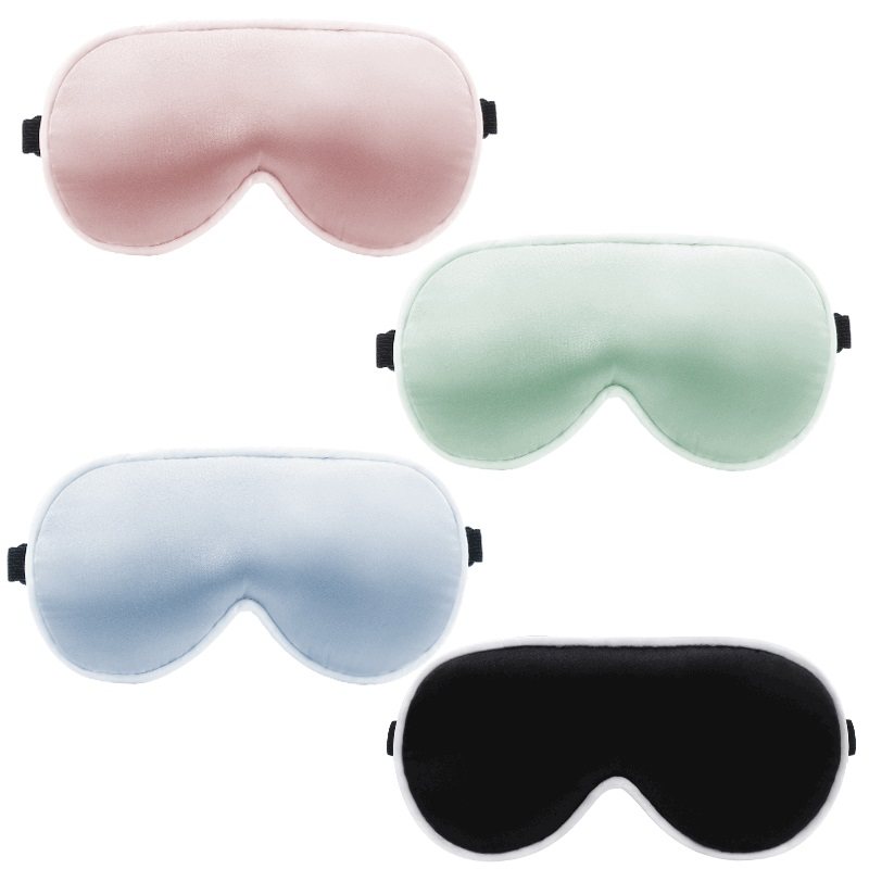 婴儿眼罩遮光晒太阳新生儿宝宝睡眠晒专用神器儿童真丝护眼罩