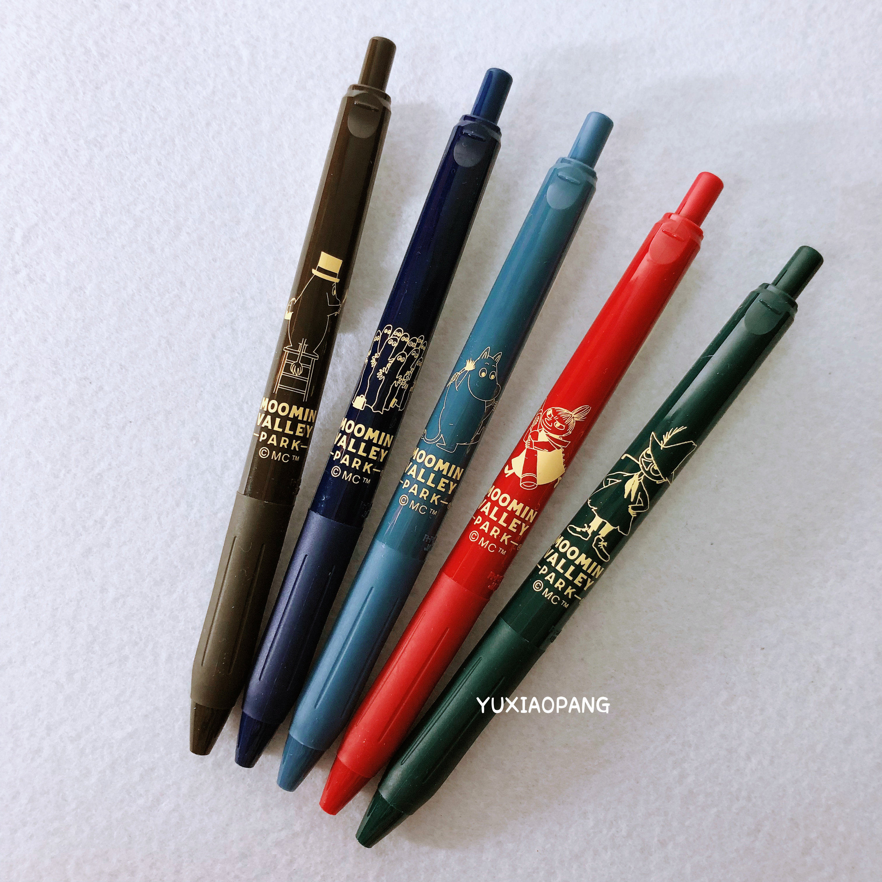 日本lw姆明限定sarasa乐园限量款复古色中性笔中性笔