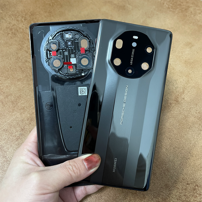 适用华为mate40rs保时捷后盖镜片mt40原装原拆典藏手机零部件