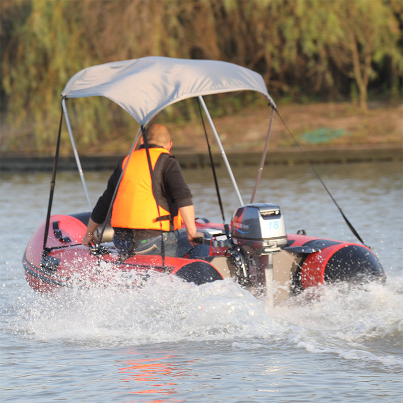 冲锋加厚橡皮艇6人钓鱼船硬底充气船皮划艇救生艇皮划艇充气艇