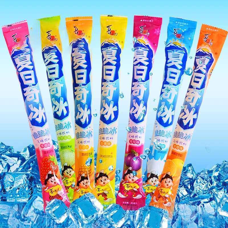 喜之郎夏日奇冰多口口味包装脆脆85ml10支碎碎果冻