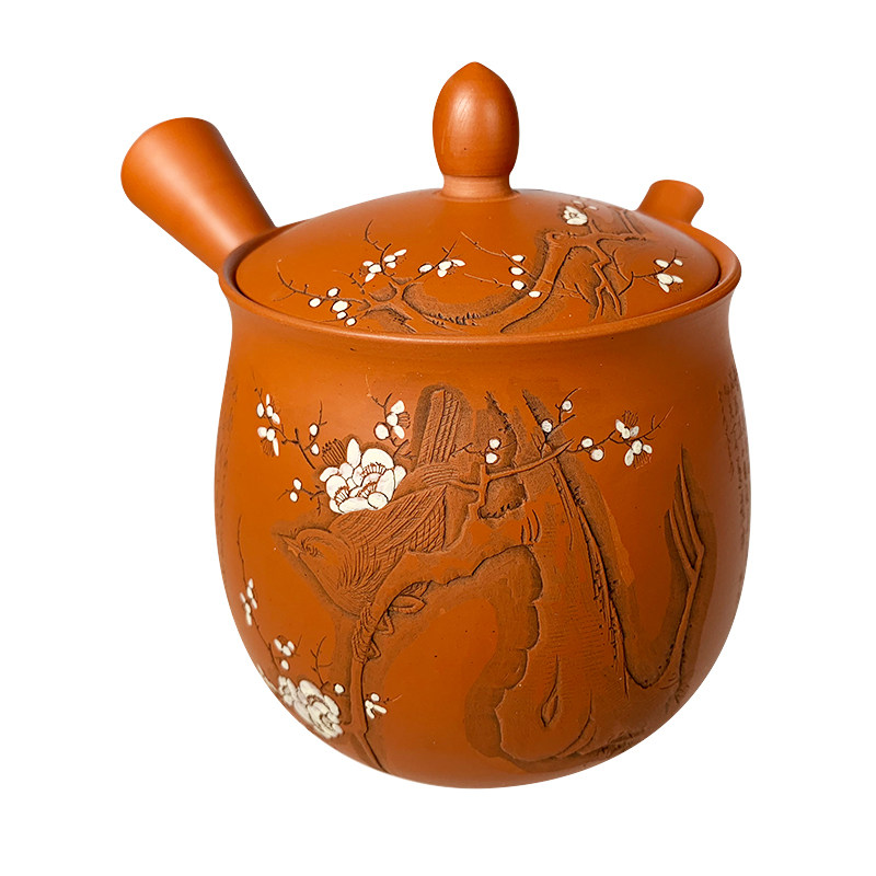 朝日海外旗舰店吉川壶堂作品常滑急日本直邮陶器茶壶