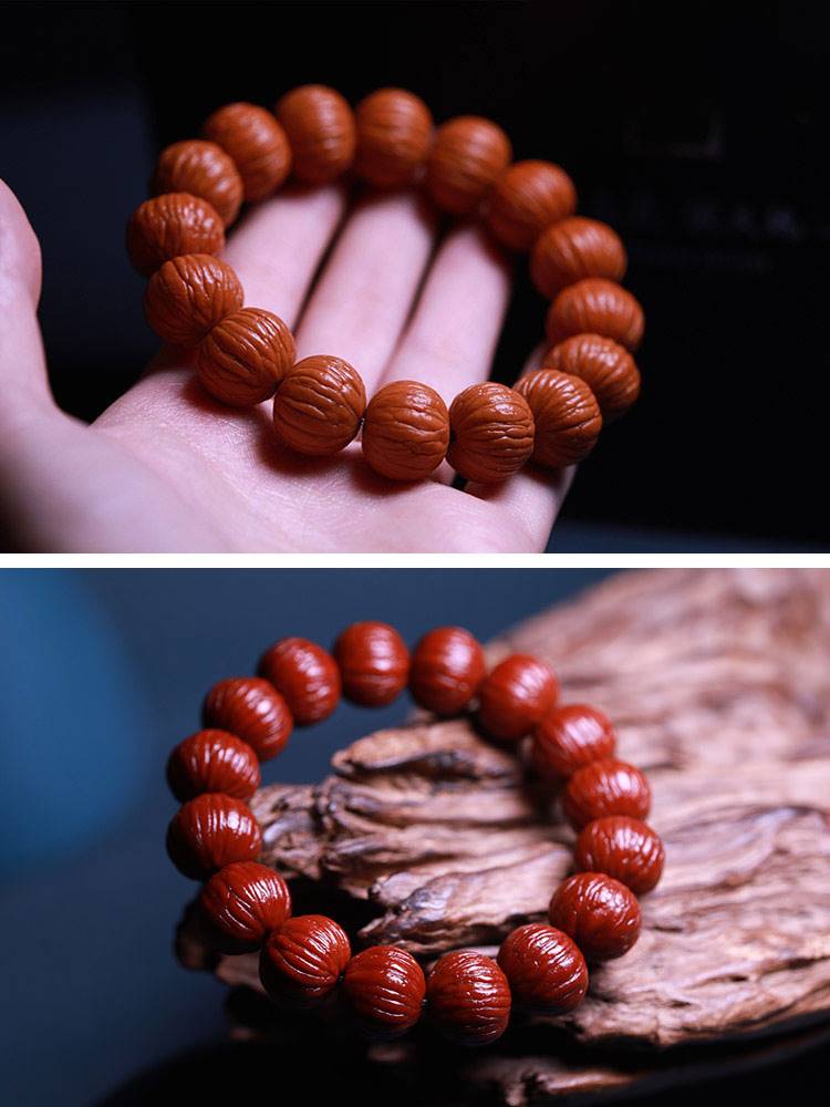 核桃高抛包浆玉野生金丝金丝猴猴头桃核手串文玩手串