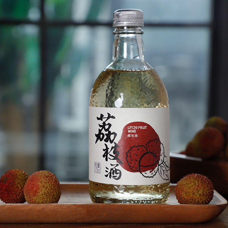 新品荔枝果酒低度酒女生果味酒宅家毕业季聚会375ml6度网红颜值酒