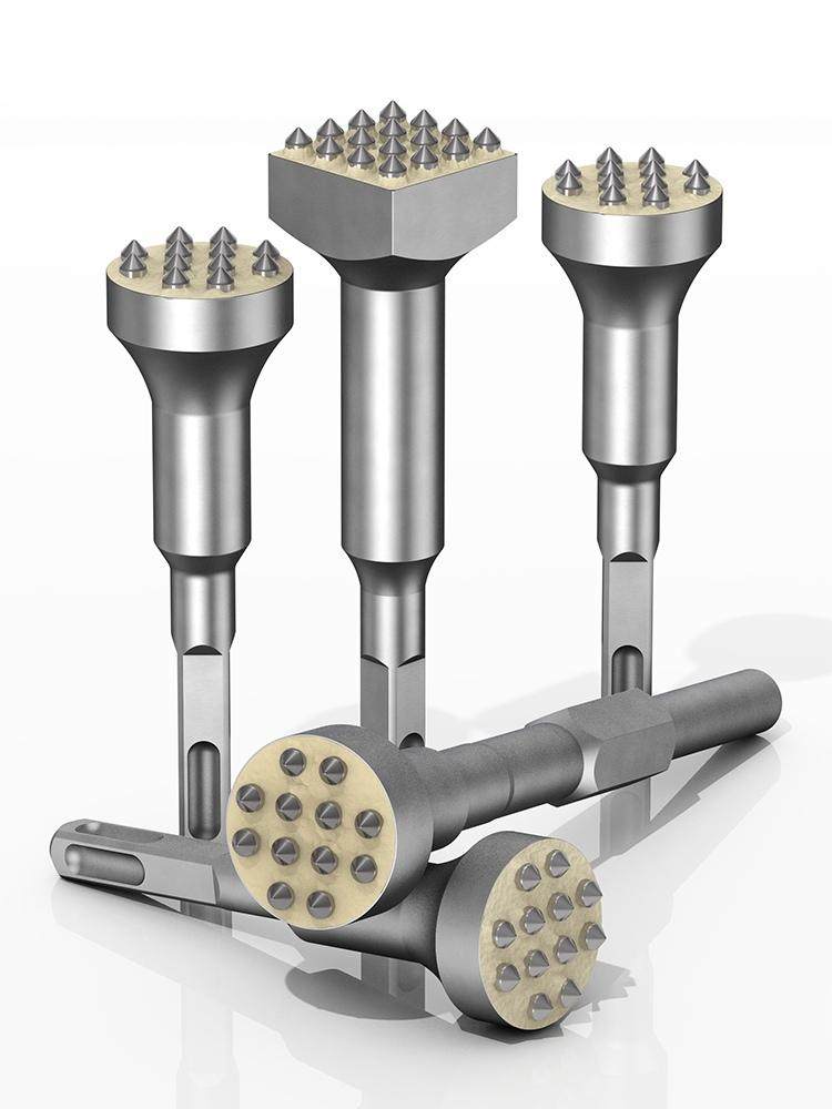 花锤毛头钻头水泥混凝土墙面荔枝面电电锤一体电锤钻头