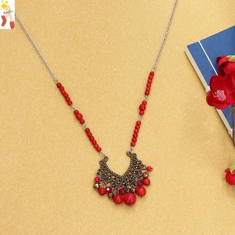 额头发饰前额民族风异域风情流苏额饰女复古拍照古风发饰