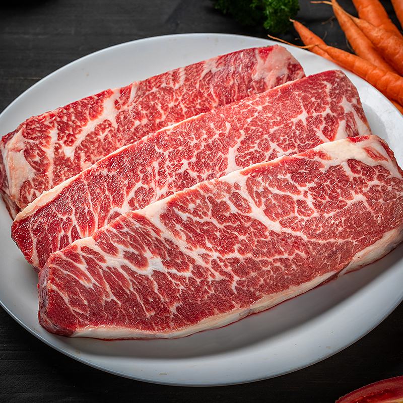 澳洲原切m12牛肉神户日本牛排脑边进口花上牛排