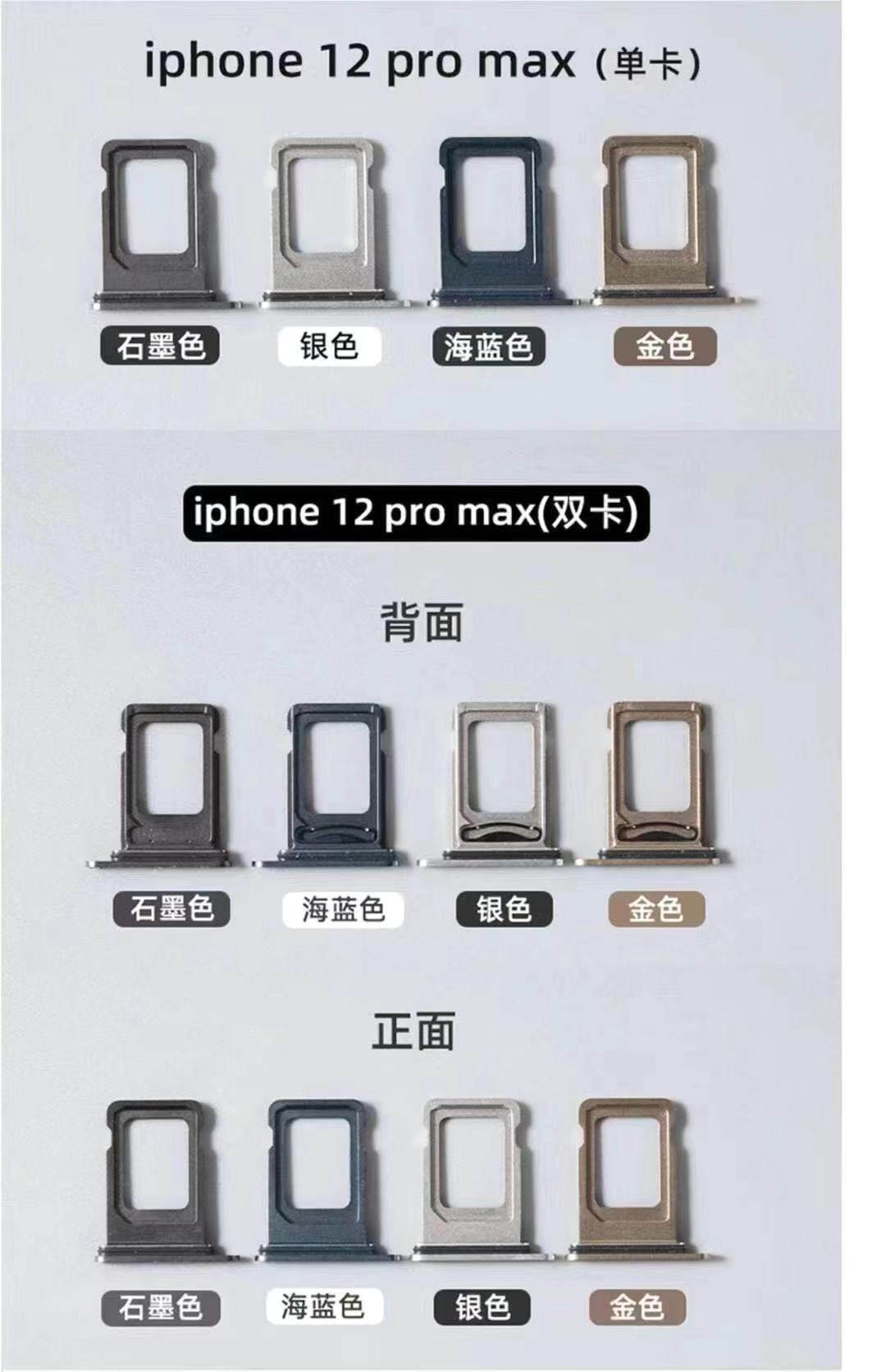 适用iphone苹果1212pro12promax单双卡sim卡托卡槽迷你手机保护套