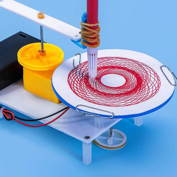 自动绘图仪小学科学实验玩具科技制作diy手工材料科学实验