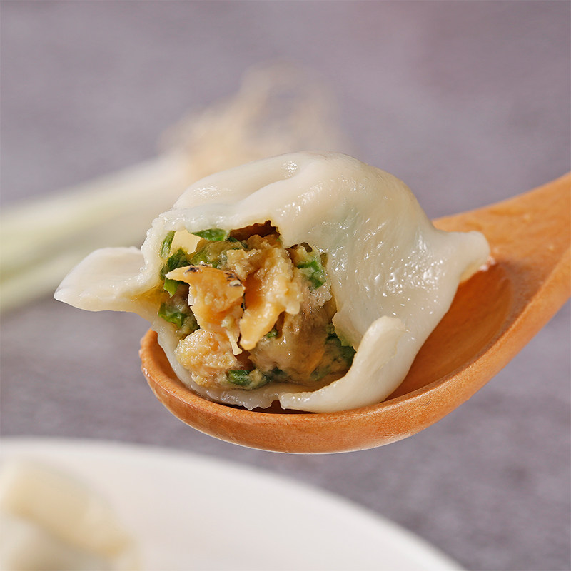 海螺水饺240g盒装只有爱鱼手工包制速冻速食水饺