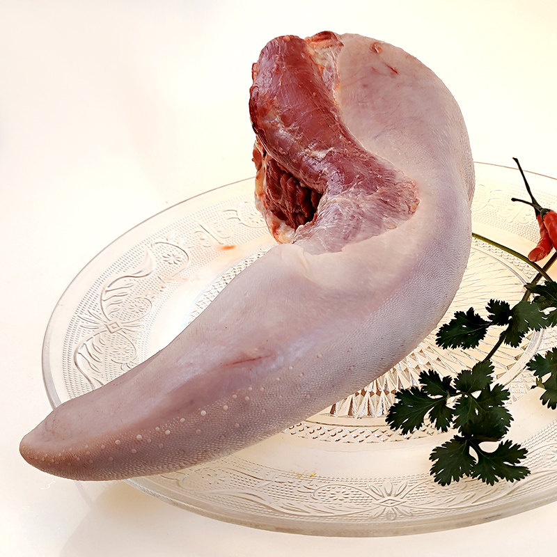 牛舌新鲜冷冻整条雪花舌头烧烤牛杂片大根黄牛牛杂类