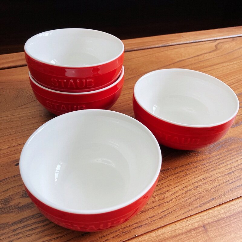 双立人staub陶瓷瓷碗套装珐琅家用沙拉冰淇淋厨房碗