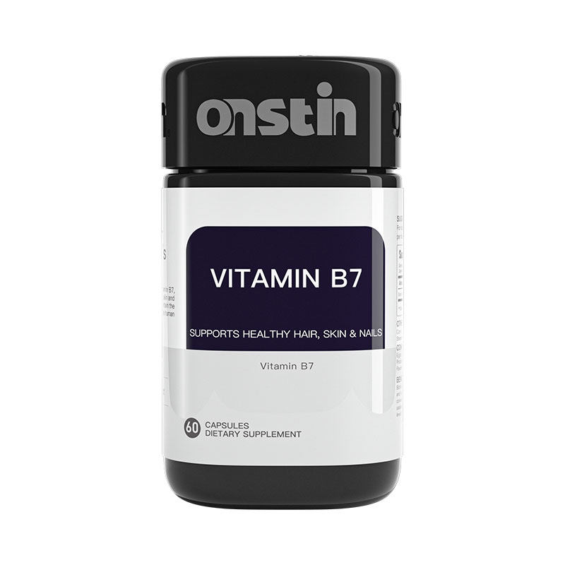 onstin美国进口维生素b7生物素b6生发养发胶囊防脱发片营养素膳食