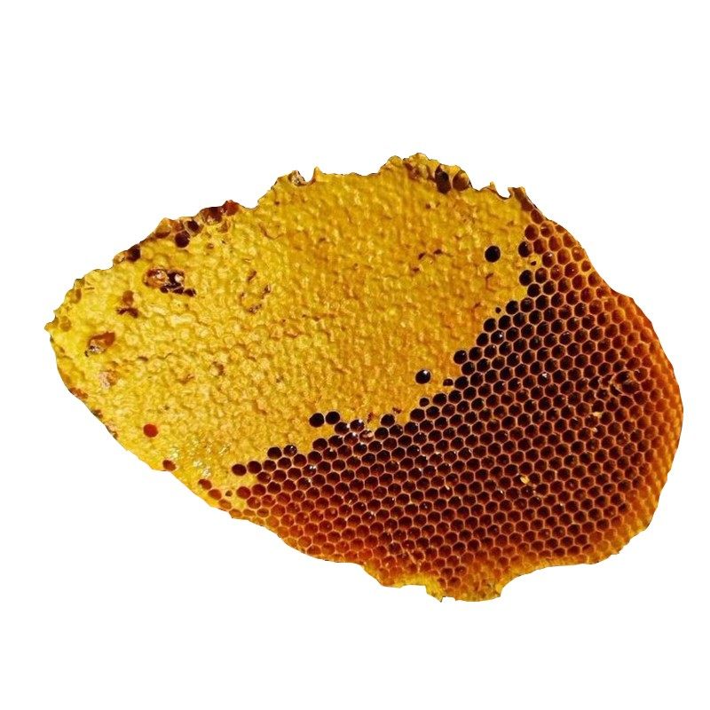深山蜂巢蜜嚼着吃天然纯正块状盒装老巢蜜正宗百花结晶野生土蜂蜜