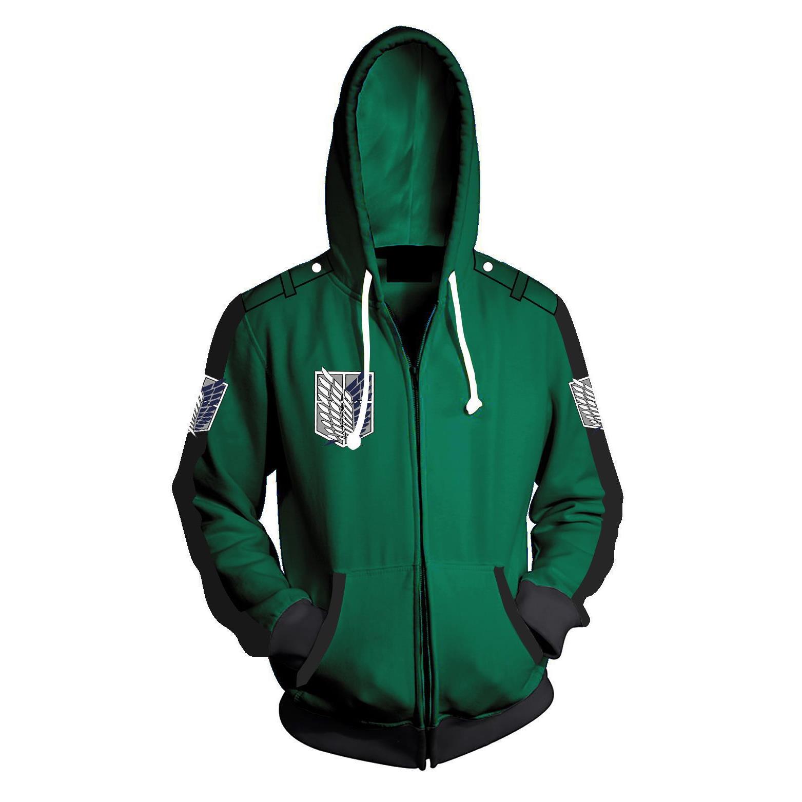 进击巨人外套自由之翼cos衣服动漫周边上衣男女情侣动漫t恤