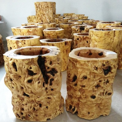 笔筒根雕枣木随形实木木桩木质工艺品原生态创意礼盒