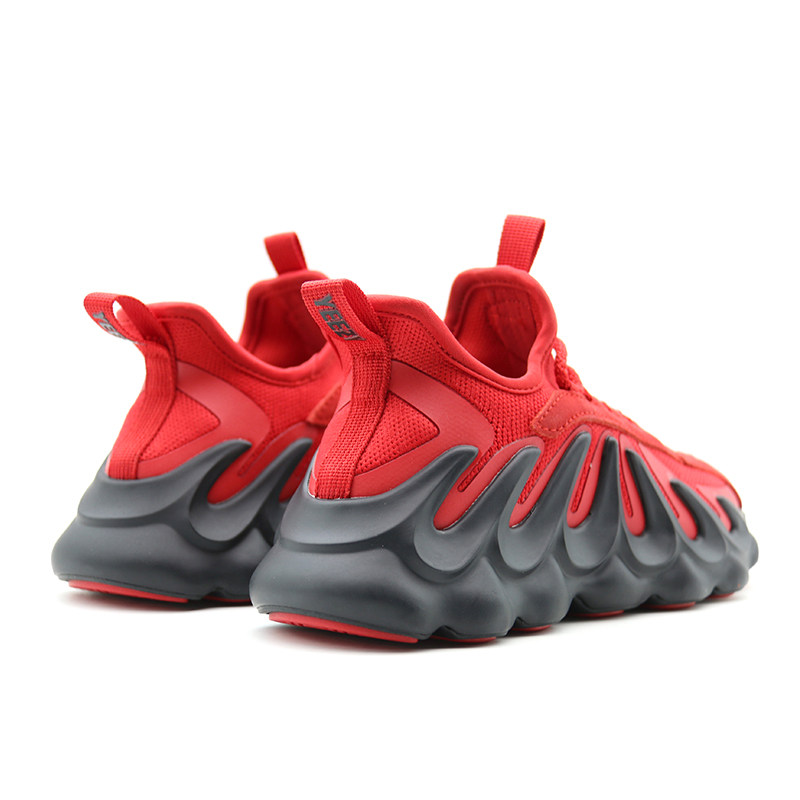 满998元减150元 yeezy官方正品新款椰子鞋451火焰山大红男女跑鞋休闲