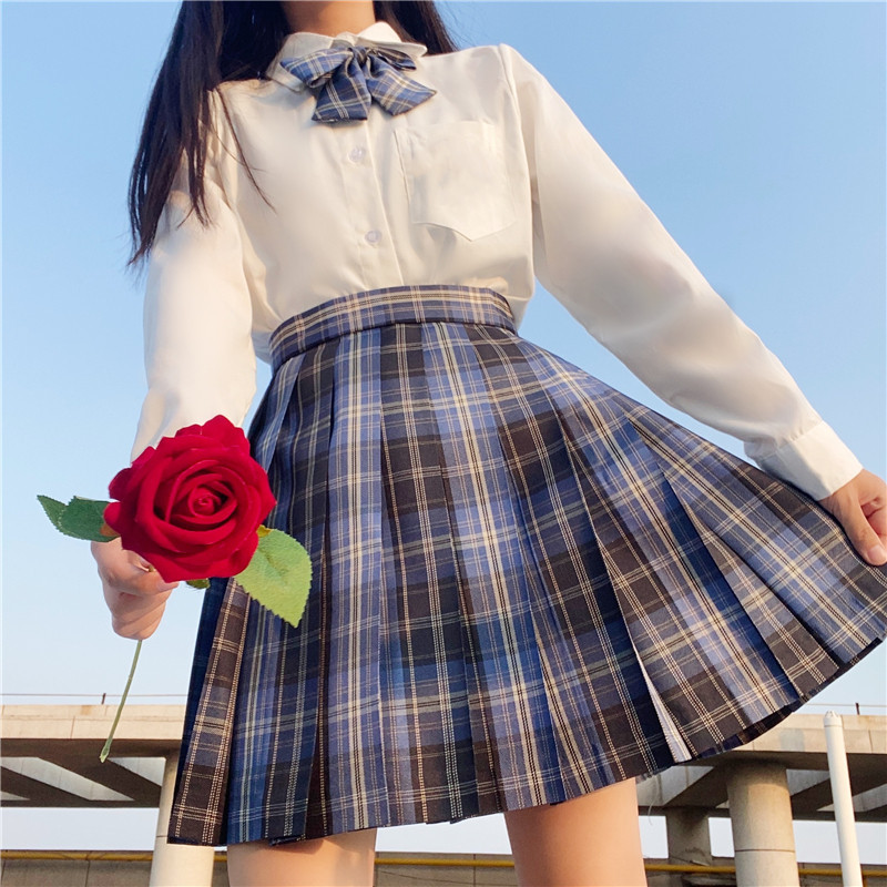 泷岛海jk制服全套格裙日正版学生学院高腰百褶裙学生校服