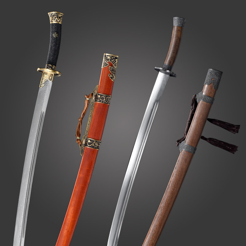 刀剑龙泉尊武文化绣春刀清代一体宝剑花纹金属刀剑