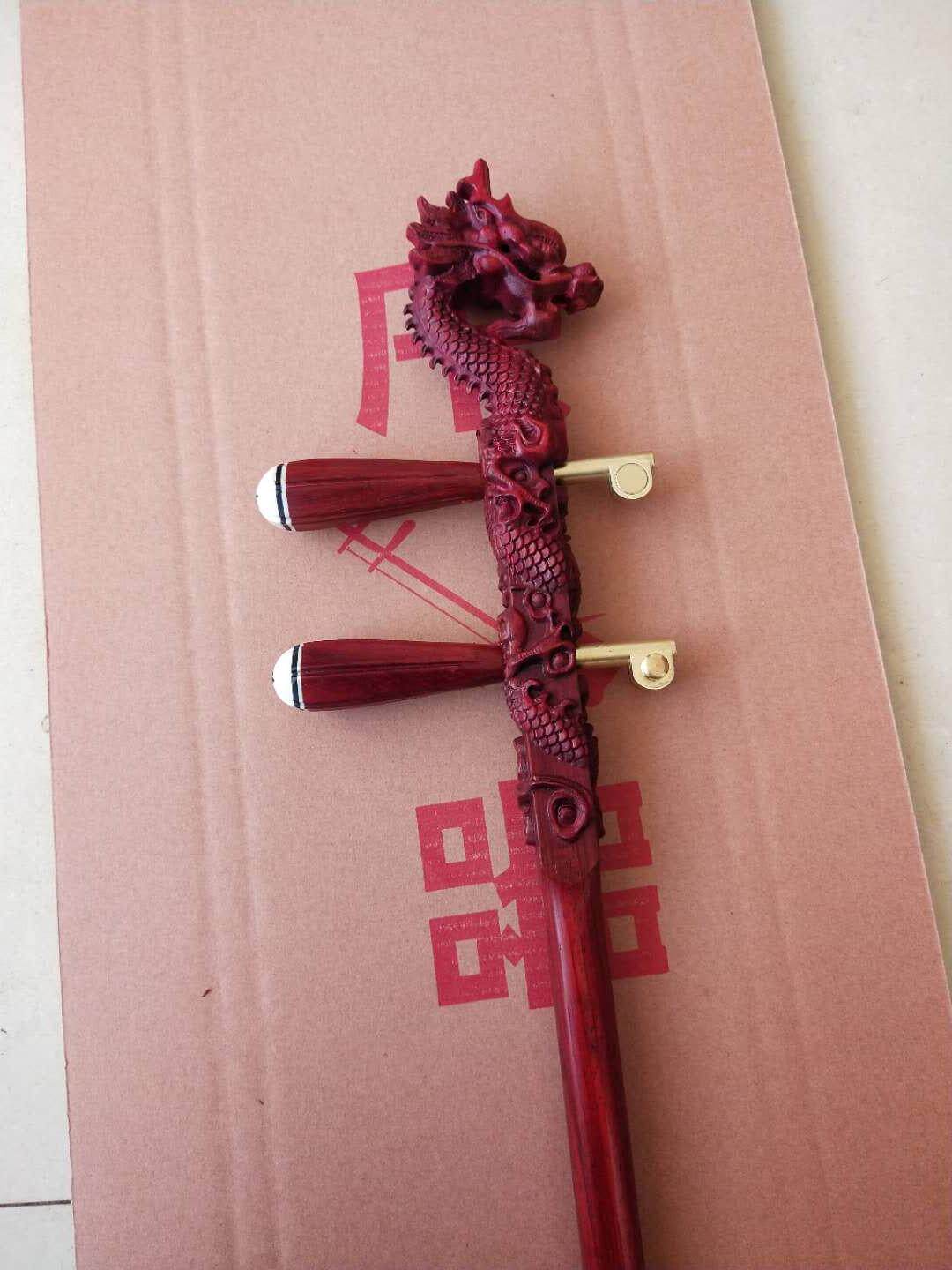 紫檀二胡胡琴日本fg龙头高胡杆红花梨红檀二胡