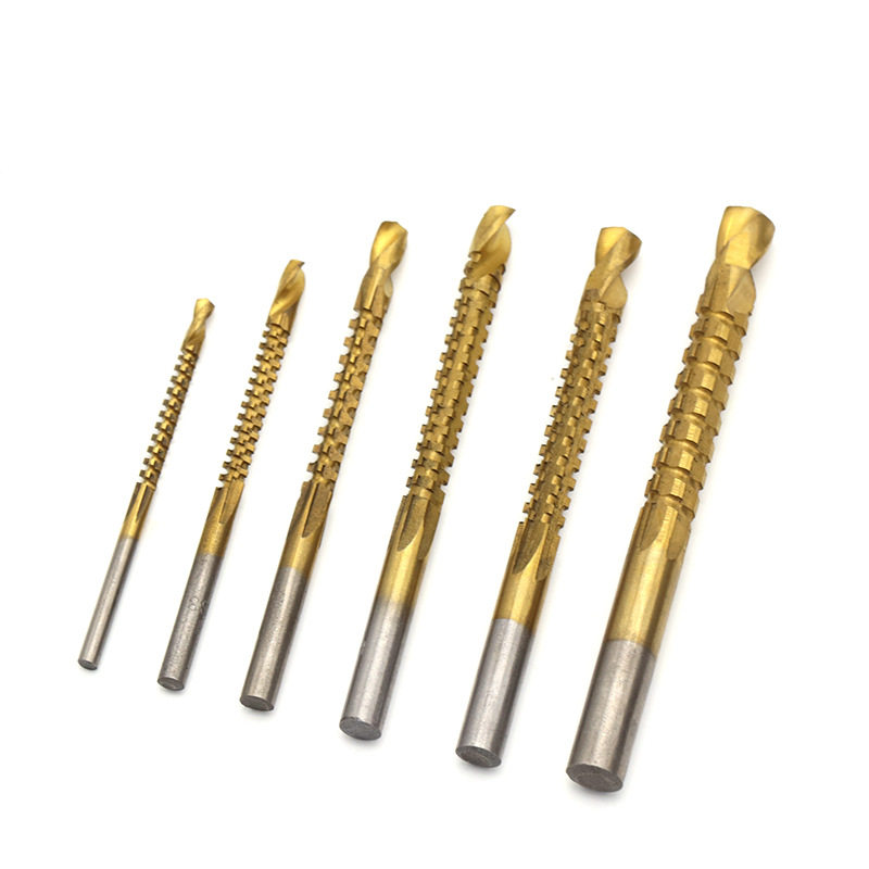 拉槽钻头钻锯钻木木工3-8mm五金工具刃具锯齿套装其他钻