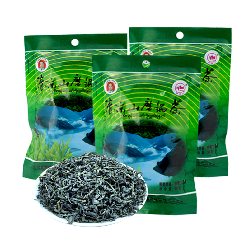 绿茶袋装清凉清凉山山茶云南特产二级磨锅春季其它绿茶