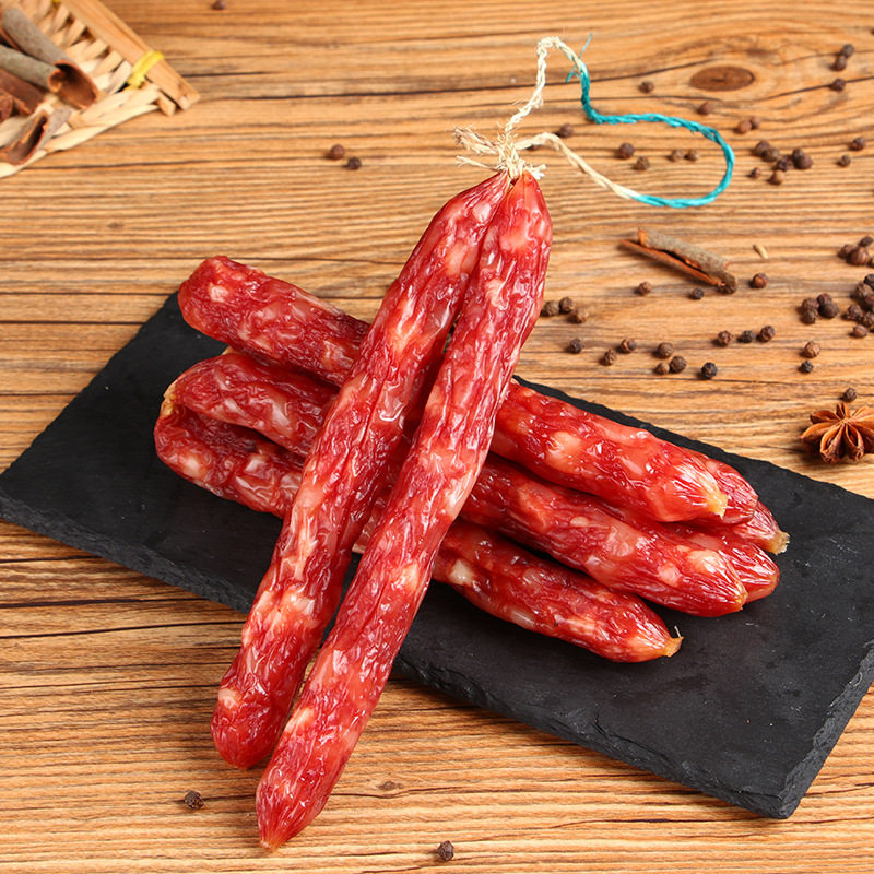 广式腊肠商用煲仔散装腊味江门广东风味小香香肠