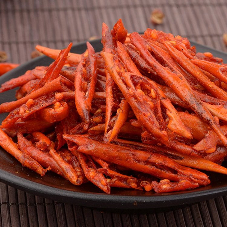 【拍三件】干炸辣椒脆休闲零食60g*3