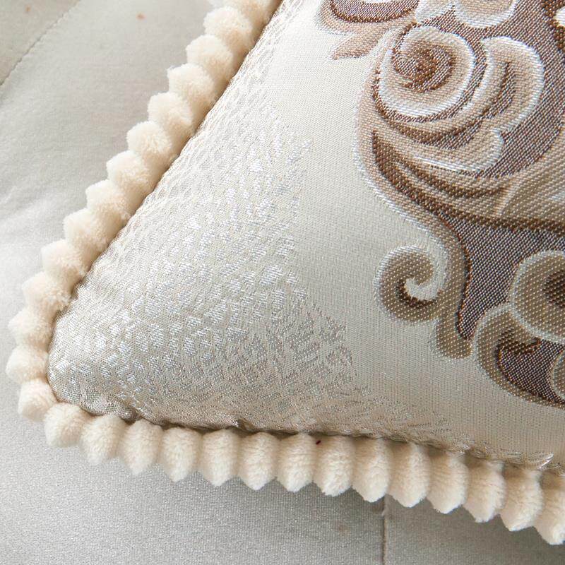 欧式沙发靠垫客厅抱枕套子刺绣护腰靠背椅子靠垫