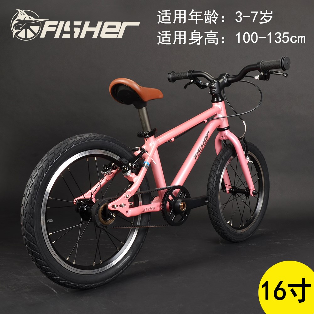 飞鱼儿童自行车女孩单车小孩脚踏车超轻自行车