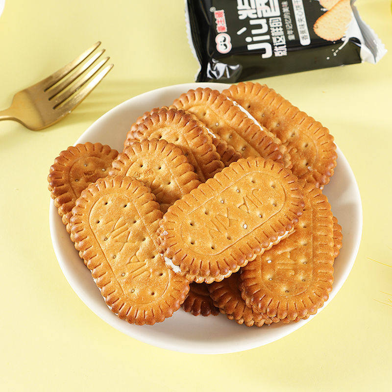 超值5斤经典传统怀旧香蕉夹心饼干童年味道夹心饼干