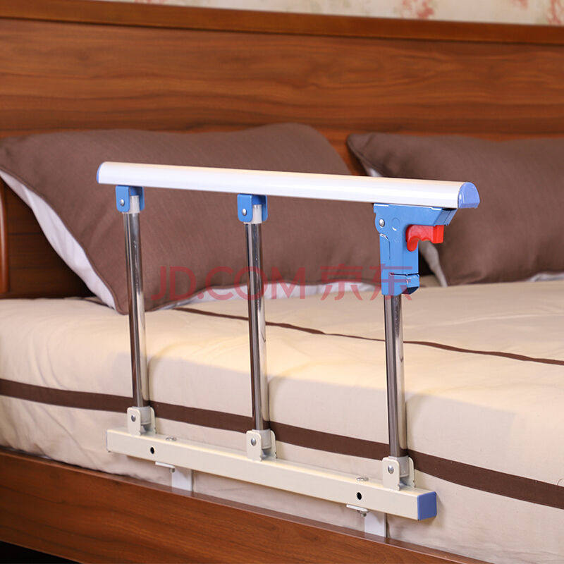 不锈钢老人防摔床护栏围栏实木床挡板床栏杆折叠薄垫酒店一面