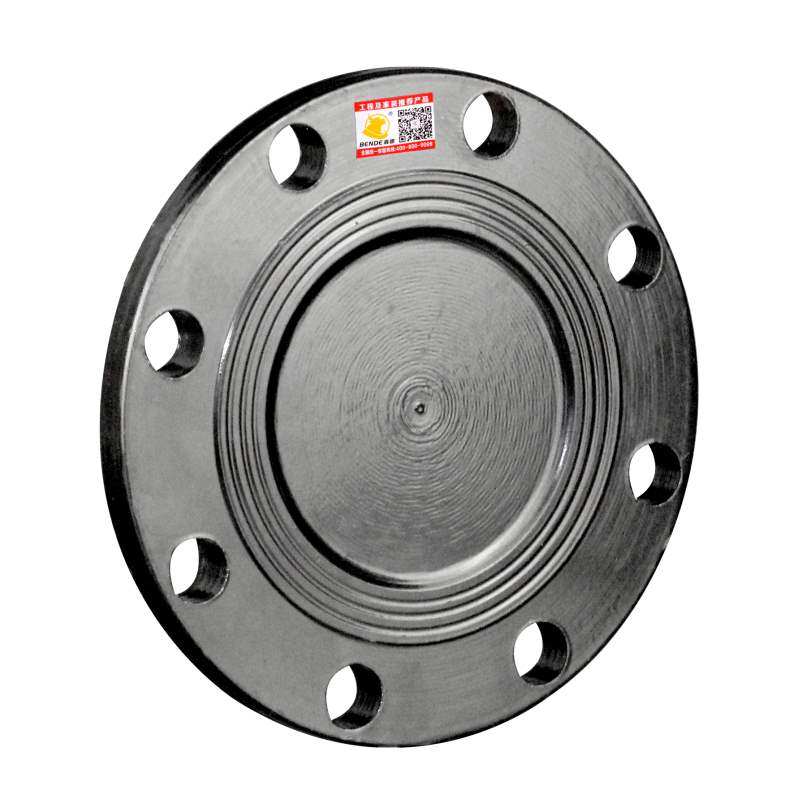 碳钢法兰盘接头盲板堵片封盖盖板堵头pe配件pe管