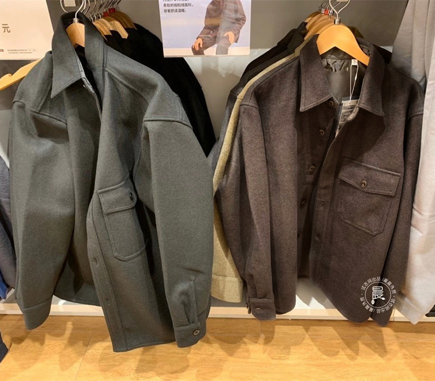 U试衣间2020冬季新款男女装情侣款摇粒绒衬衫式茄克外套CC432963