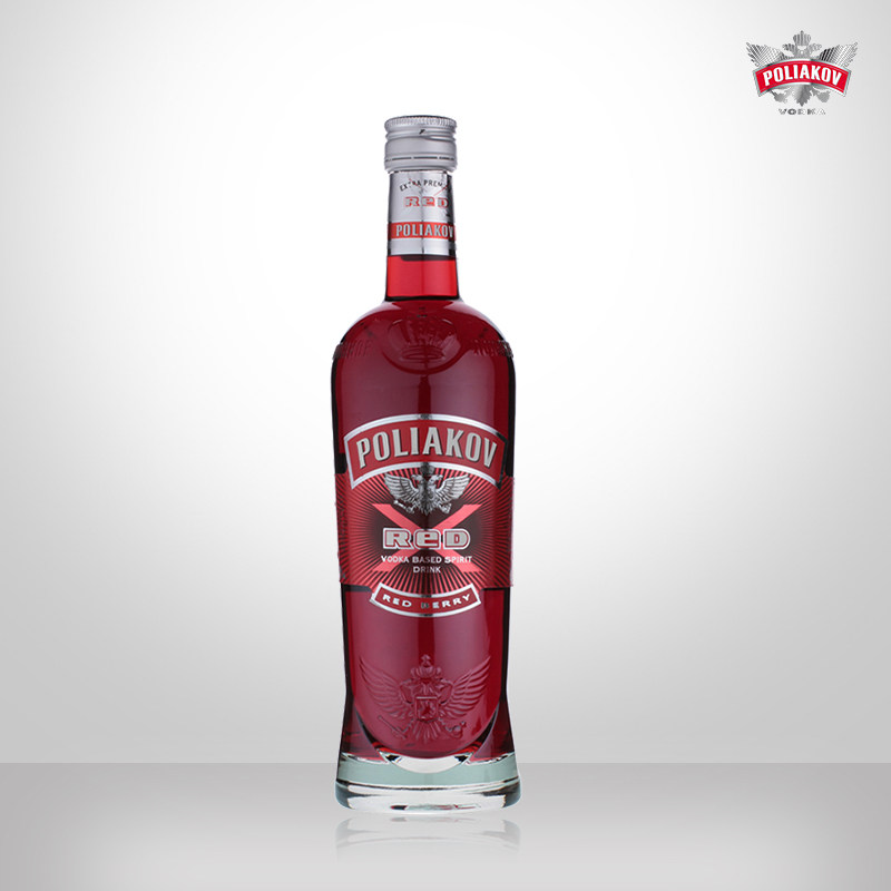 波力可夫红牌伏特加700ml瓶装法国进口18度酒精伏特加