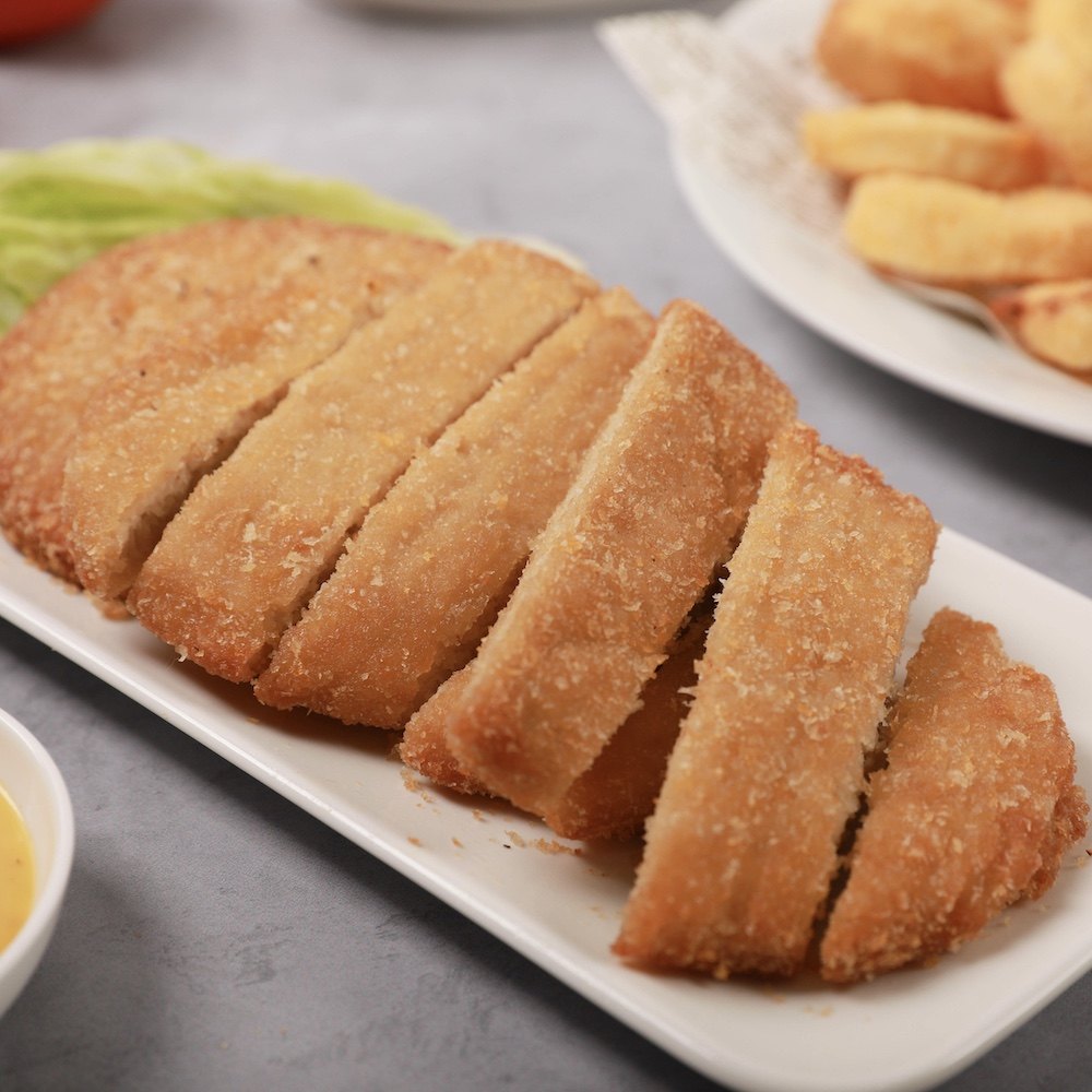 爱之放牛吃草黄金酥排300g冷冻半成品汉堡素扒人造肉