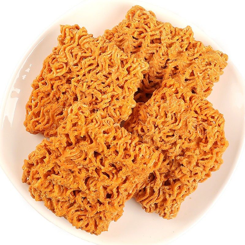 蟹香蛋黄掌心脆干方便面干脆夜宵充饥网红休闲冲泡方便面