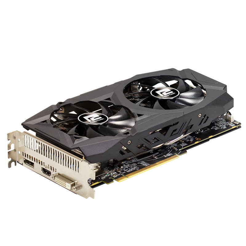 amd撼讯rx580 2048sp红龙/590台式主机电脑吃鸡游戏独立显卡8g