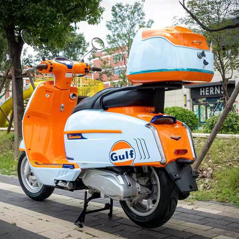 龙嘉维多利亚车尾300i踏板摩托车复古储物箱大容量行李箱摩托车尾箱