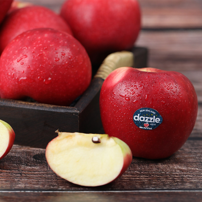新西兰进口丹烁苹果8粒装当季新品新鲜水果整箱苹果