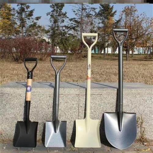 铲子高档锹地花钢锄头铁锹挖除农用工具金工具锹