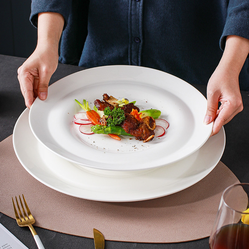 牛扒高档西餐餐盘仪式餐具分子料理摆盘创意盘