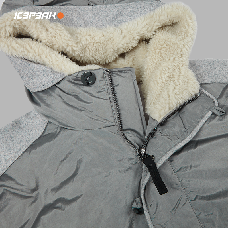 icepeak派克复刻企鹅服企鹅芬兰新男系列自然极地羽绒衣