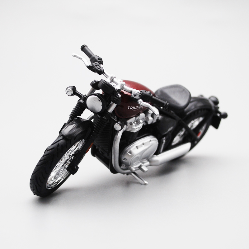 118凯旋triumphbonnevillebobber仿真摩托车模型轮胎动